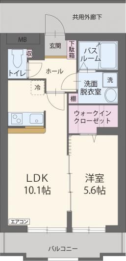 サンフィールド　ウエストの間取り