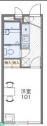 横浜市青葉区あざみ野のアパートの間取り