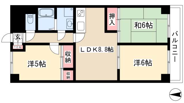 マンション森の間取り