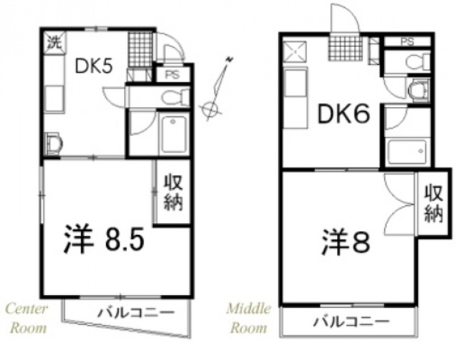 エスペールIの間取り