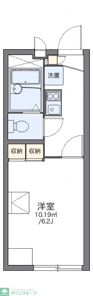 レオパレスボヌールの間取り