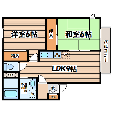 チェリーセブンの間取り