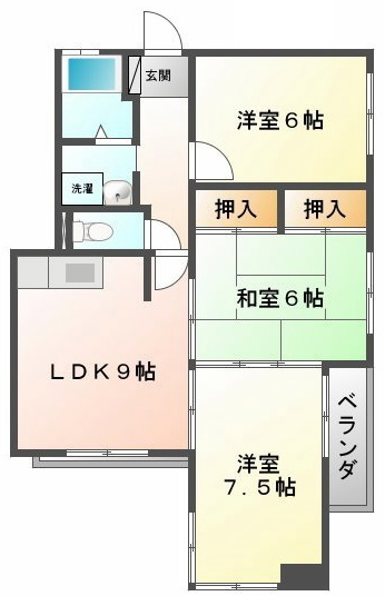 アフロス甲子園の間取り