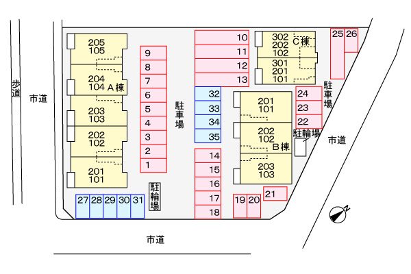 【南さつま市加世田村原のアパートのその他】