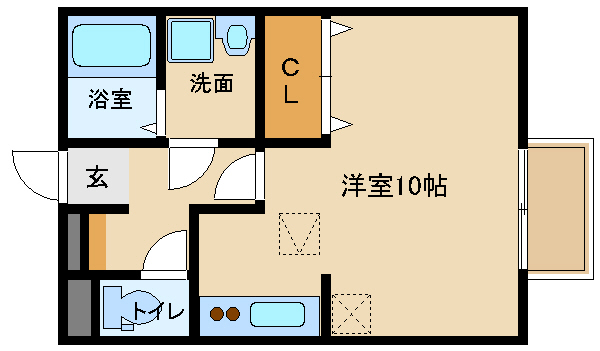 パークハイム吾妻の間取り