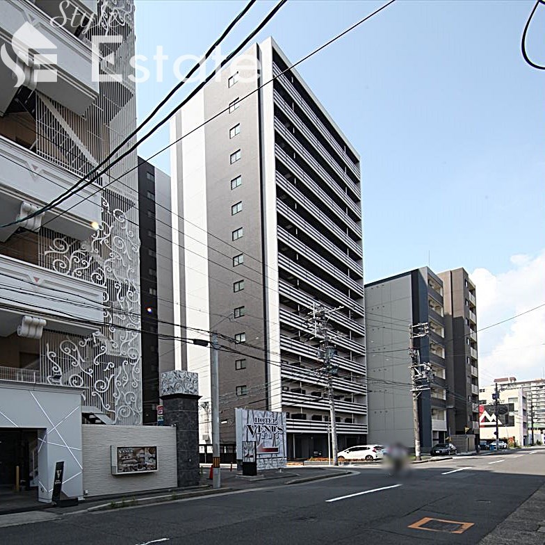 【名古屋市中区新栄のマンションの建物外観】