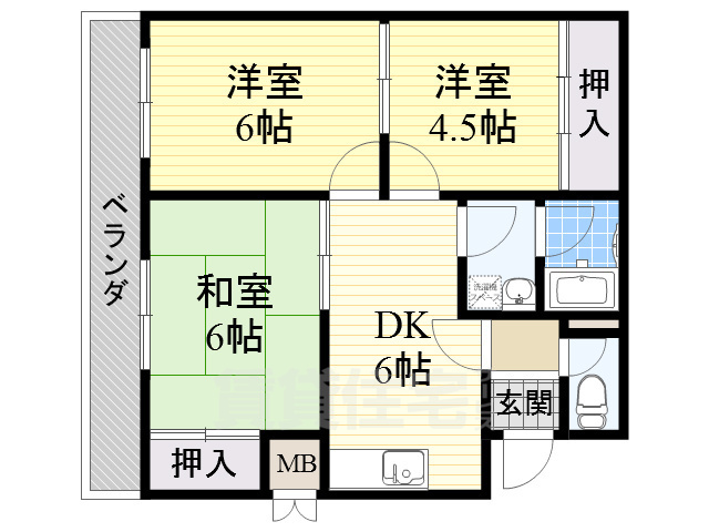 サンシャイン小柳の間取り