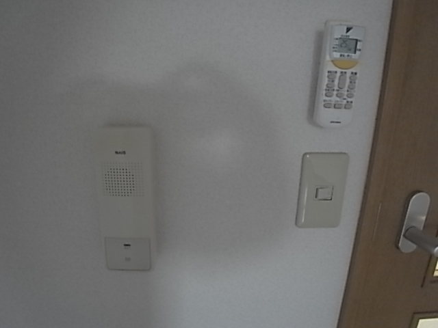 セキュリティ　モニター付きインターホンに交換済