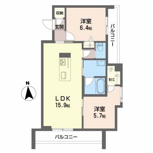バルビゾン花園の間取り
