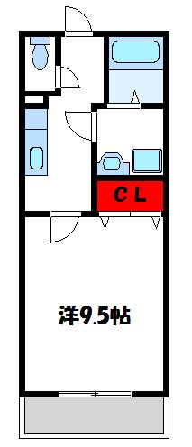 ＪＲ鹿児島本線 東郷駅 徒歩2分 2階建 築23年の間取り写真