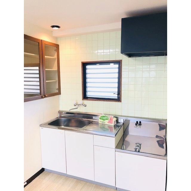 キッチン　ガスコンロ設置可