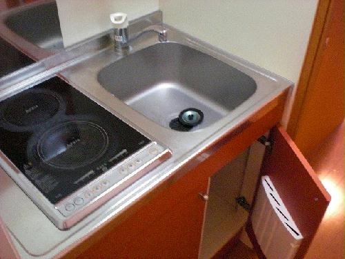 キッチン　火の出ないヒーターですので安心です！