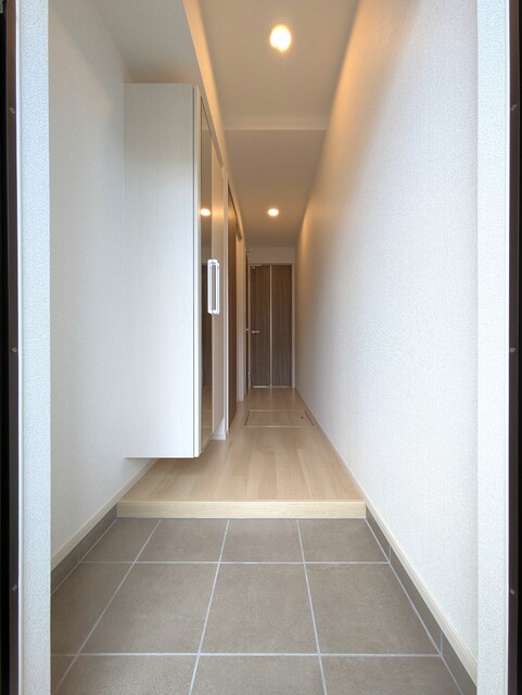 エントランス　建築中