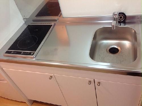 キッチン　調理スペースがありお料理もしやすいです。