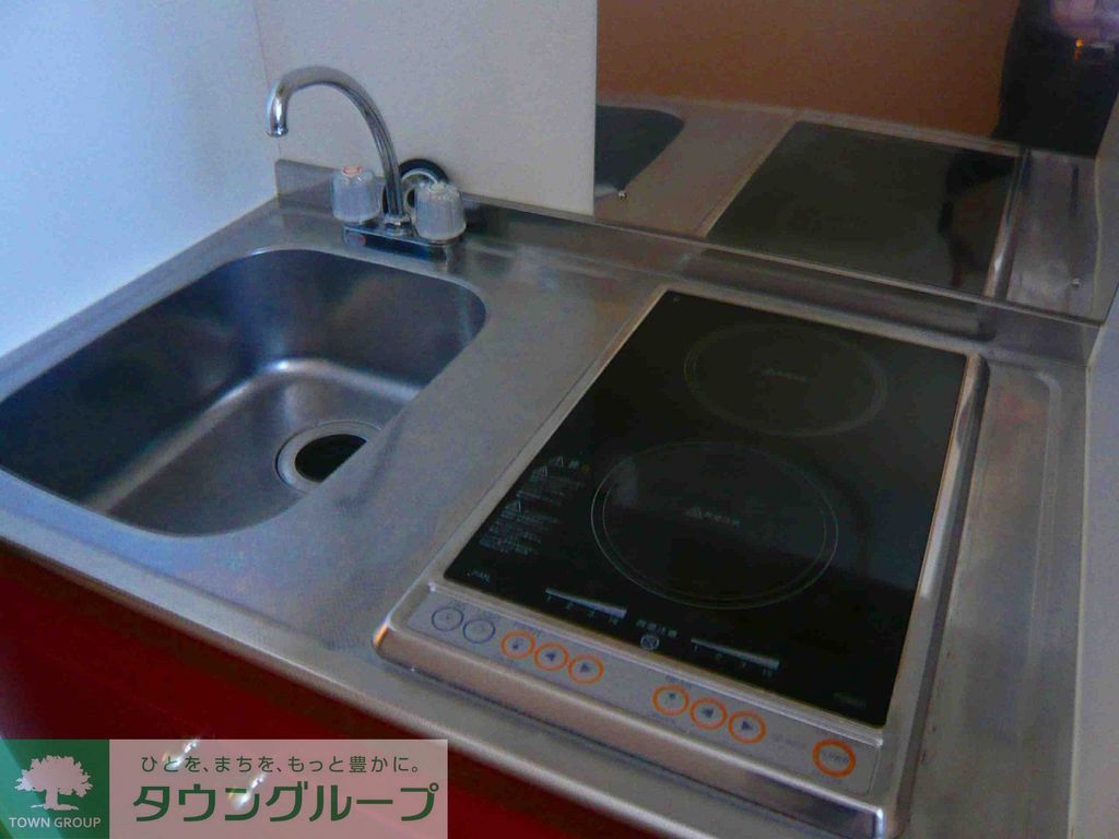 キッチン　安全設計の電磁調理器♪