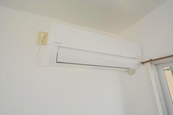 その他設備　エアコンが最初からついているのは、本当に助かりますね。