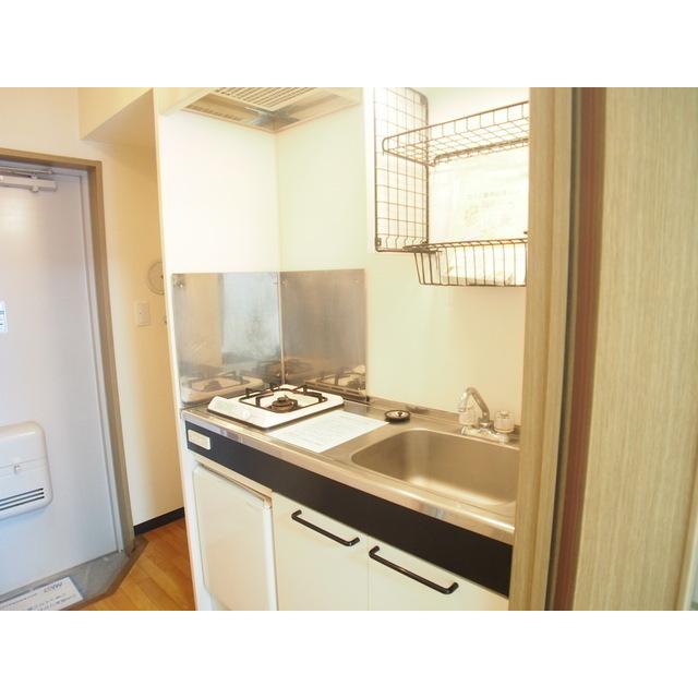 キッチン　１口ガスコンロのミニキッチン付き！