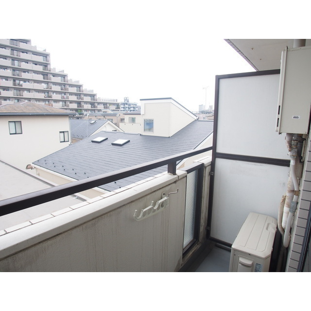 バルコニー　最上階なので日当たりも良好！