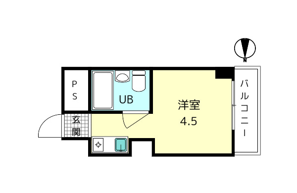 フォレスト高畑マンションの間取り写真
