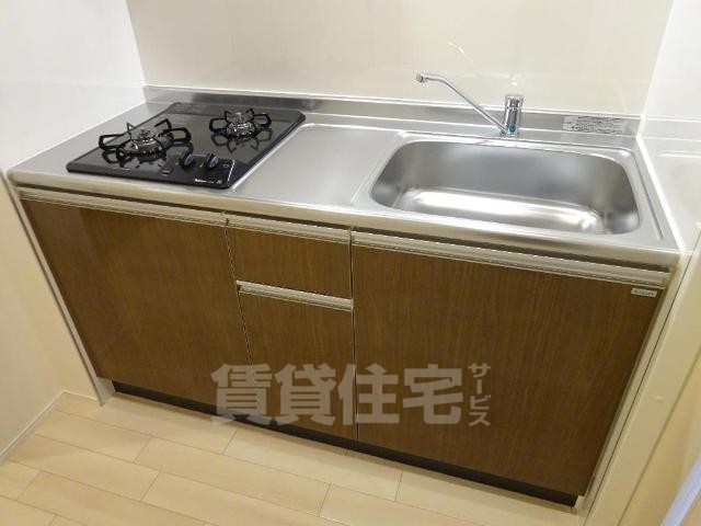 キッチン　システムキッチン（２口）（イメージ）