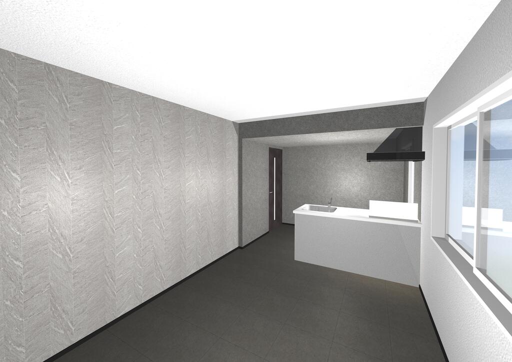 キッチン　内観パースになります