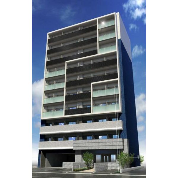 建物外観　完成前パース