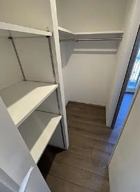 収納　たっぷりとした収納スペースです