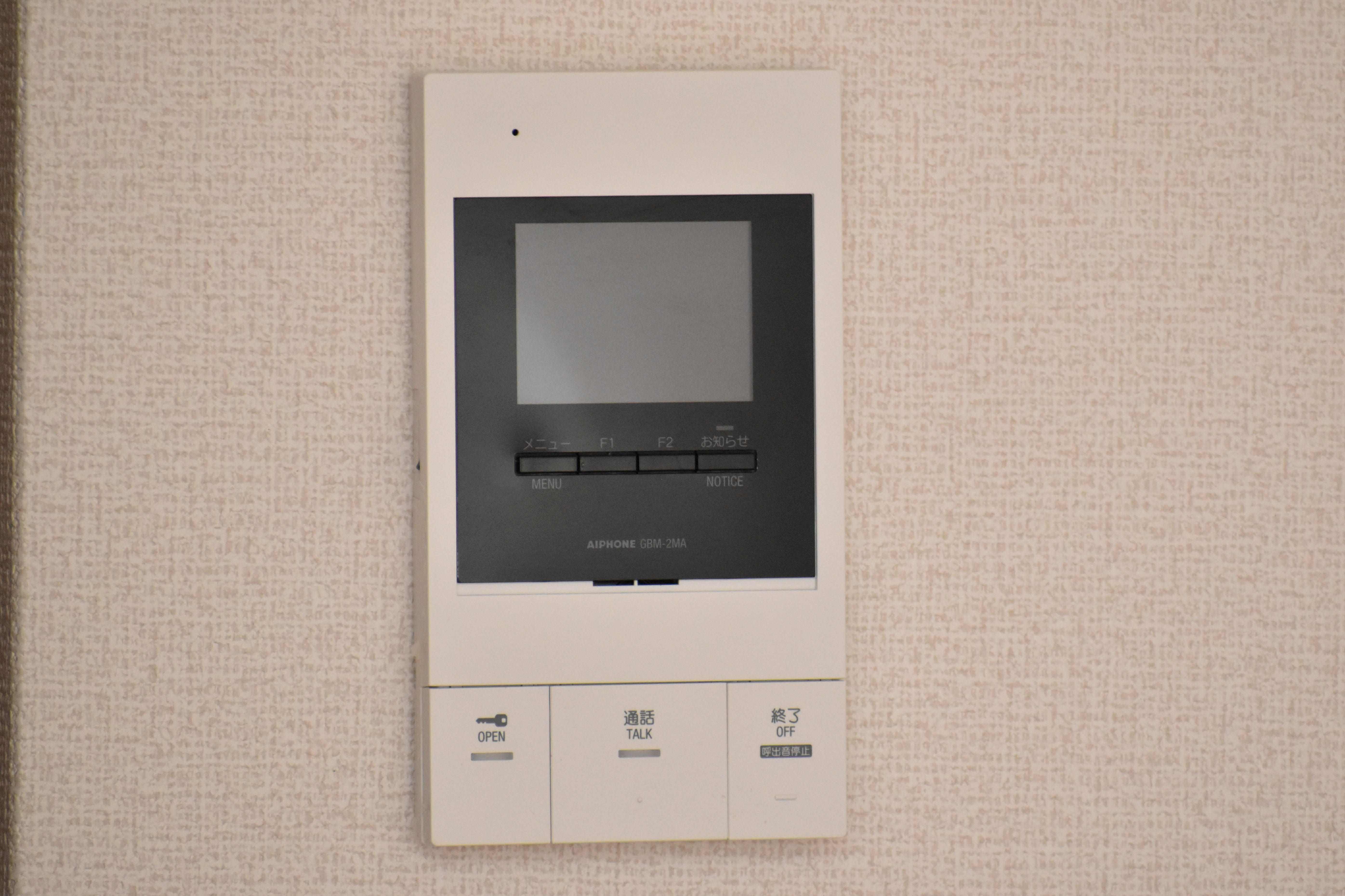 セキュリティ　TVインターホン付きで防犯面が安心です！（同仕様写真）