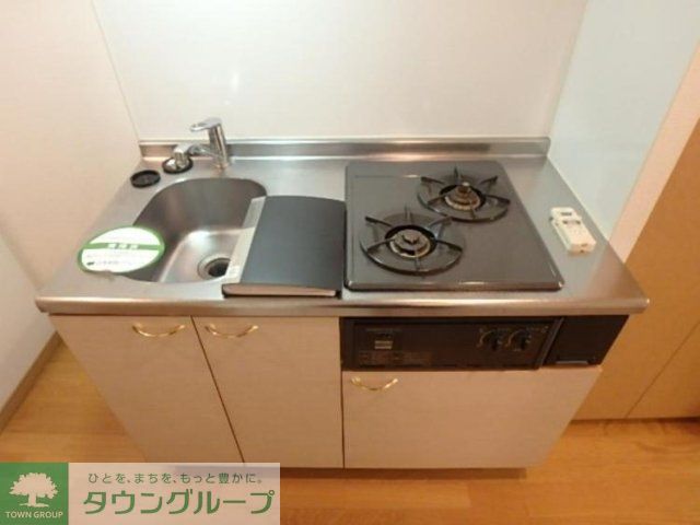 キッチン　システムキッチン(2口ガスコンロ)