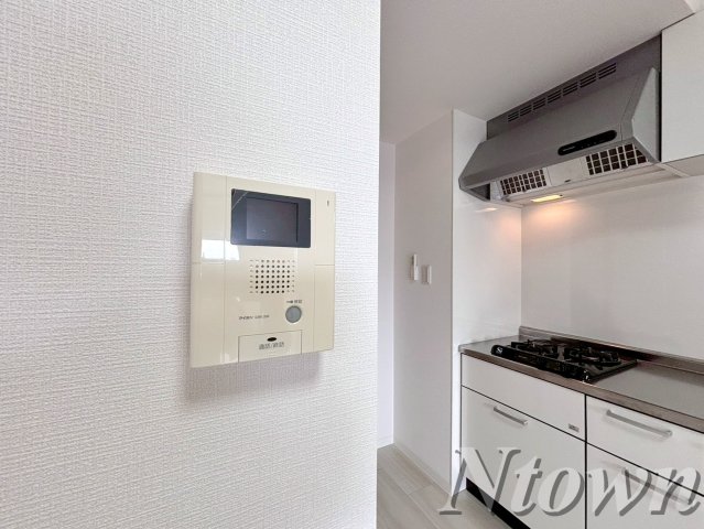 セキュリティ　モニター付きインターホンです