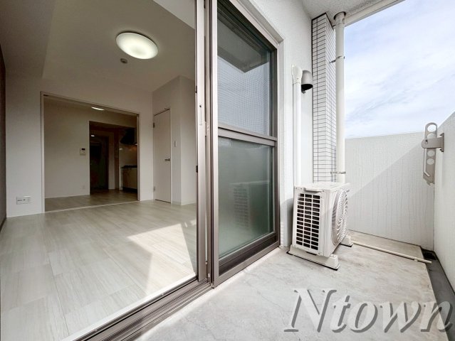 バルコニー　落ち着いた時間を過ごせるバルコニーです