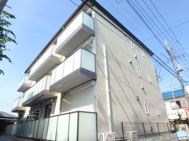 建物外観　ペットと暮らせるオートロック付アパートです！