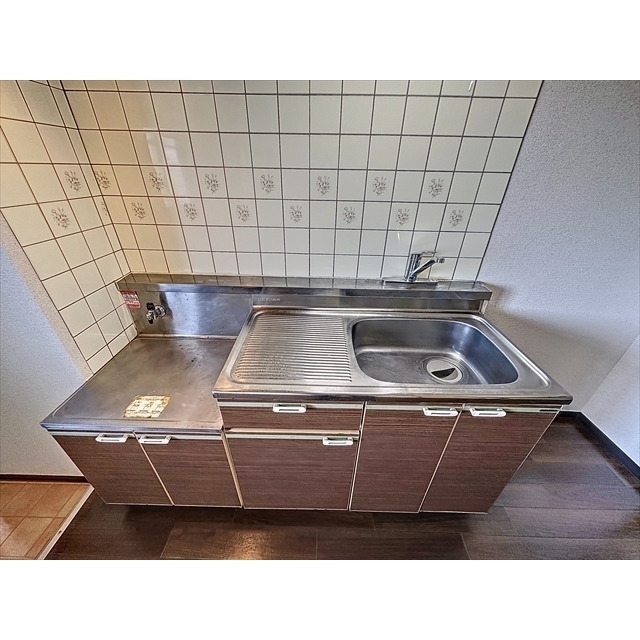 キッチン　ガスコンロ設置可が出来るキッチン