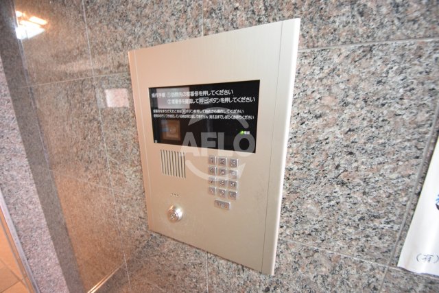 セキュリティ　プレ上本町　テレビ付きモニターホン