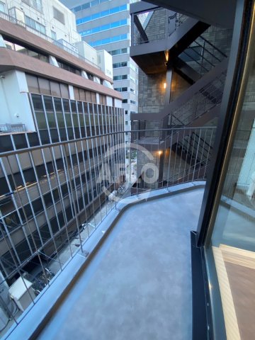バルコニー　ALZA北浜　バルコニー