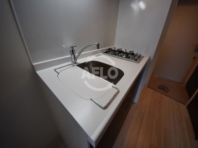 キッチン　クリスタルグランツ難波WEST　2口ガスコンロキッチン