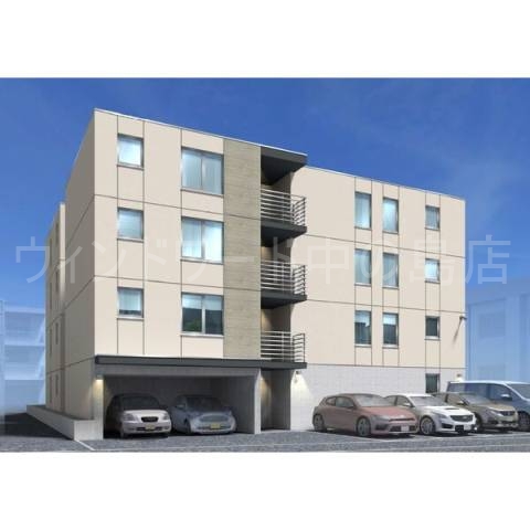 建物外観　完成予想パース