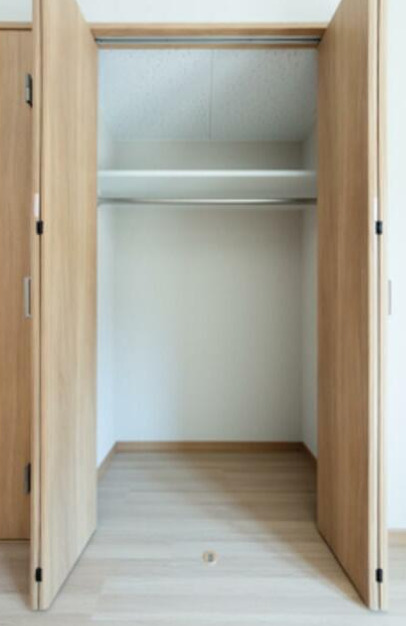 収納　クローゼットです
