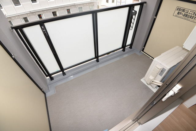 バルコニー　落ち着いた時間を過ごせるバルコニーです