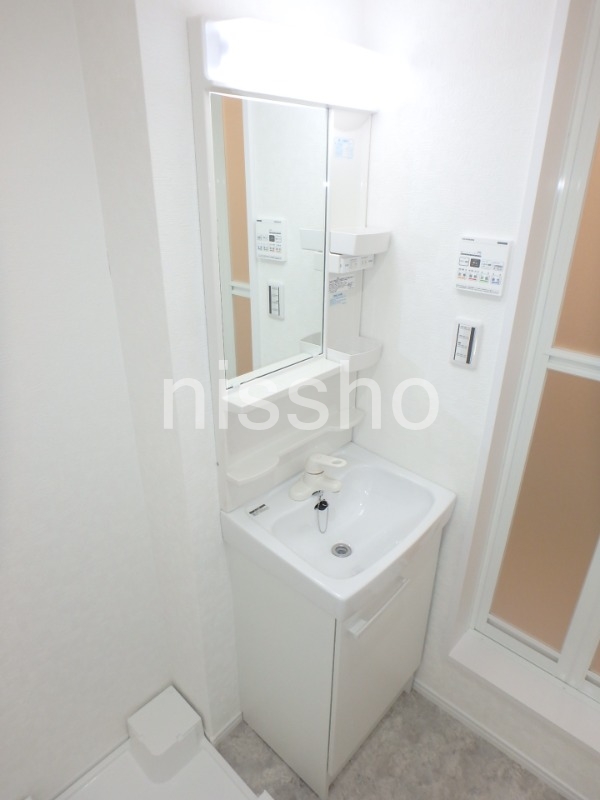 洗面設備　便利な独立洗面台♪　※建築中・別号室写真