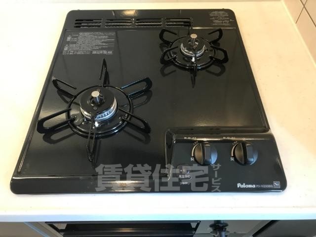 キッチン　２口ガスコンロ（イメージ）