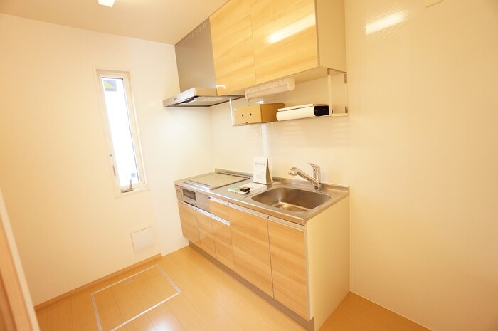 キッチン　壁付けのキッチン