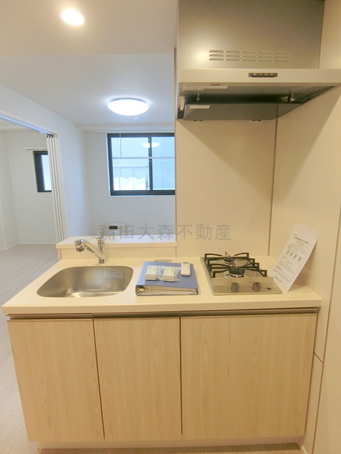 キッチン　2口ガスシステムキッチン