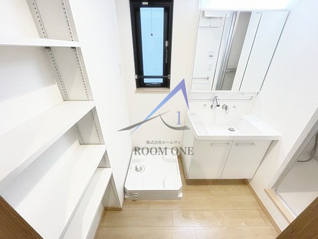 洗面設備　洗面台です。