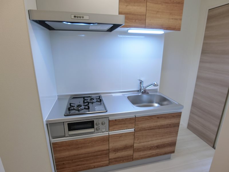 キッチン　2口システムキッチンです。