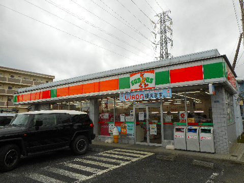 コンビニ　サンクス 平塚田村店（コンビニ）まで384m