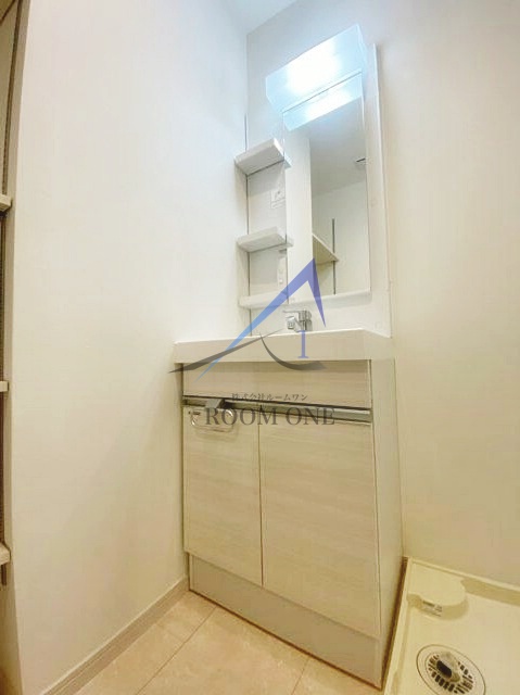 洗面設備　洗面台です。