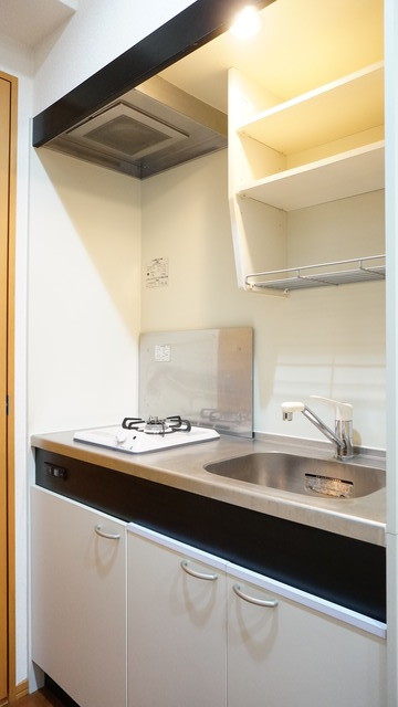 キッチン　１口ガスコンロ設置済！お引越し後すぐにお料理できます☆