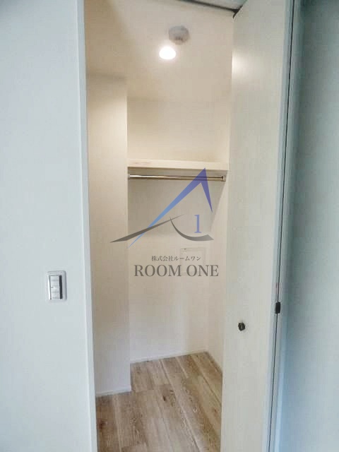 収納　ウォークインクローゼットです。