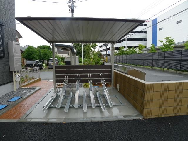 眺望　駐輪場